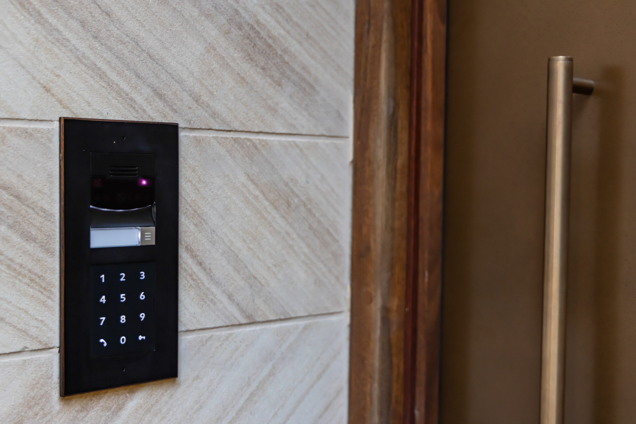 Control4 DS3 Doorstation with Access Control Keypad, Intercom, and Built-In Camera