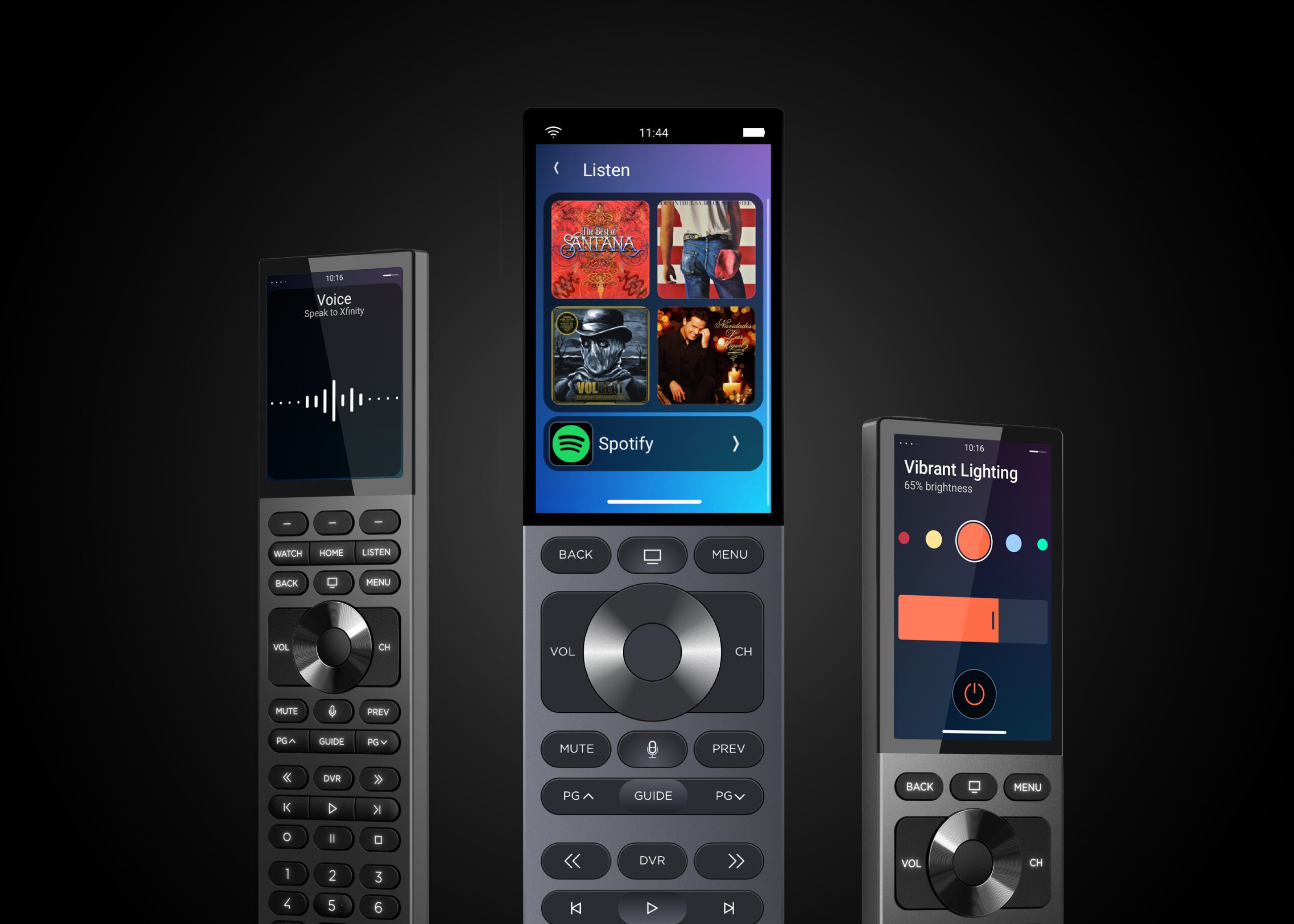 Halo - Family 3x Features Control4 Halo and Halo Touch Universal Remote Controls