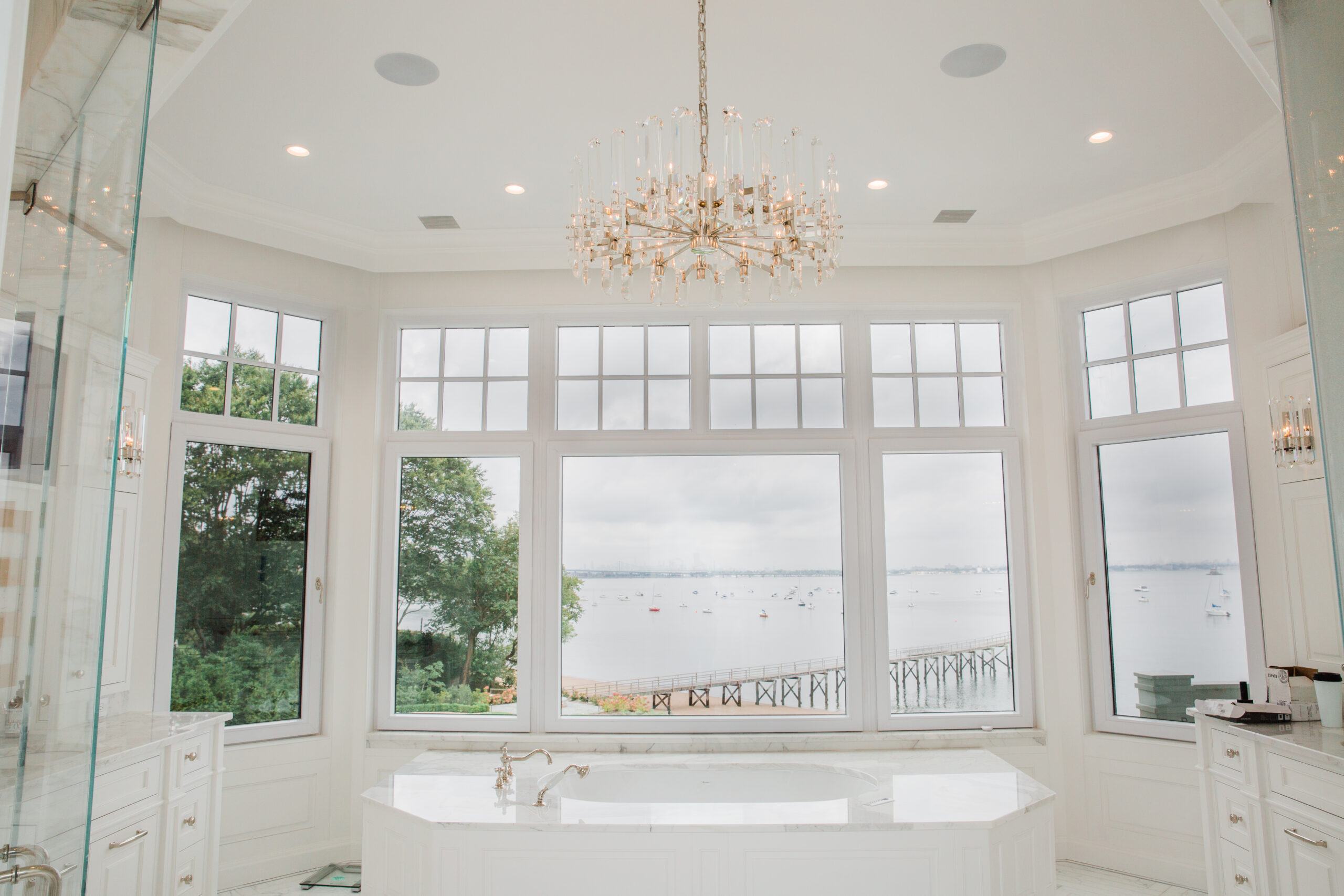Home-Install-NY-91 Luxury Bathroom with Sonance In-Ceiling Speakers